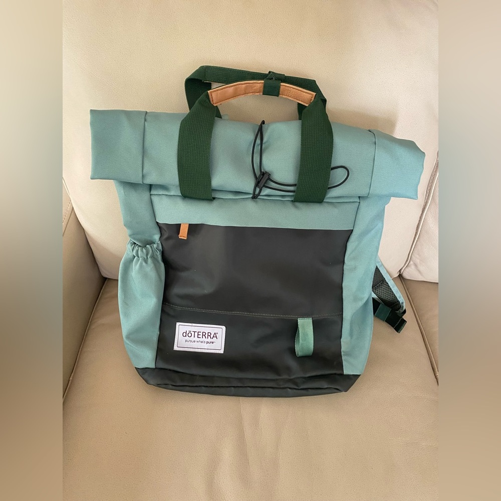 Doterra Green and Black Backpack